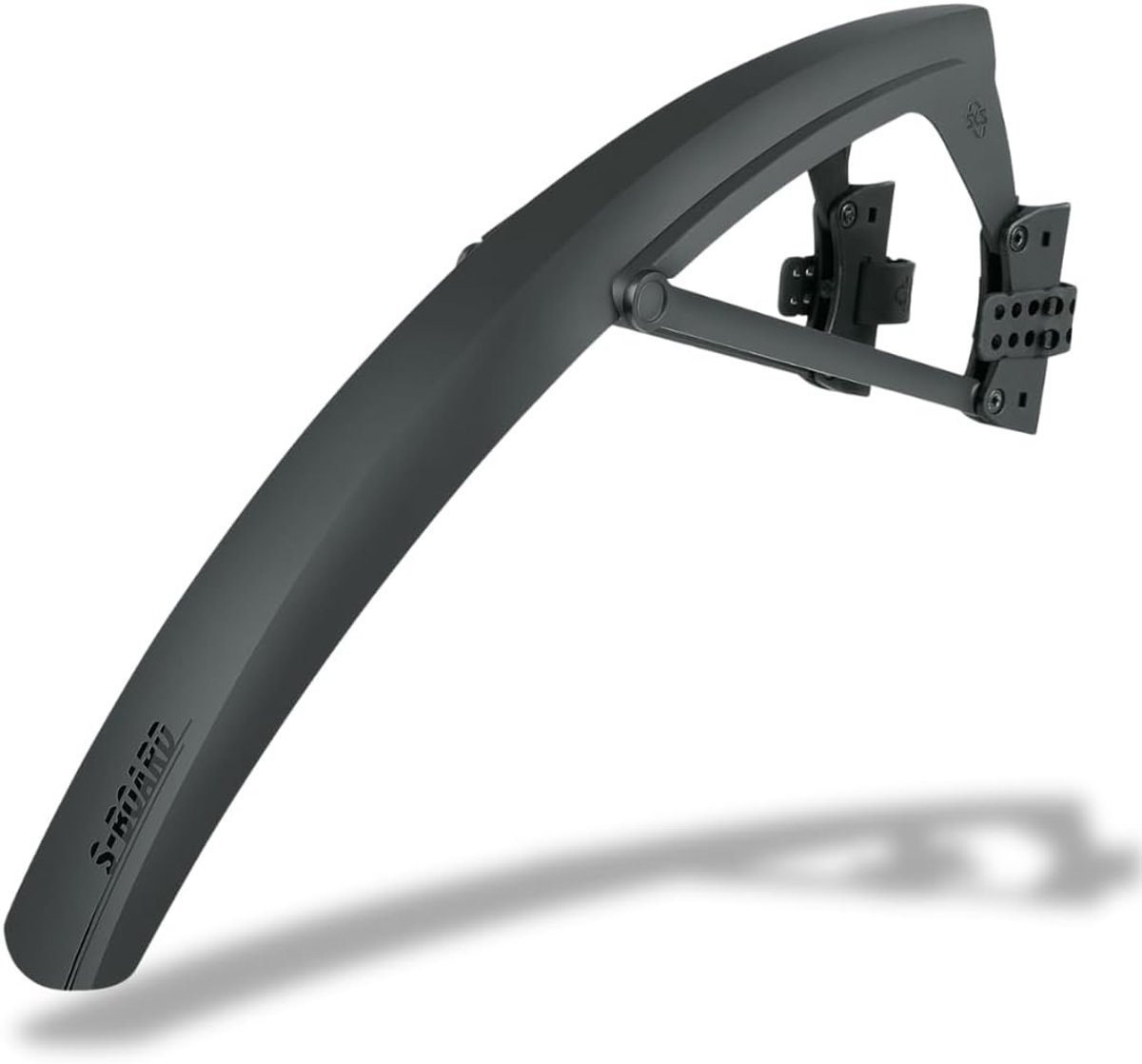SnelShoppen - Fietsmodderbeschermers S-Board, zwart, M | Spatborden voor racefietsen, hybride, cyclocross en gravelbikes | Innovatieve montage, optima