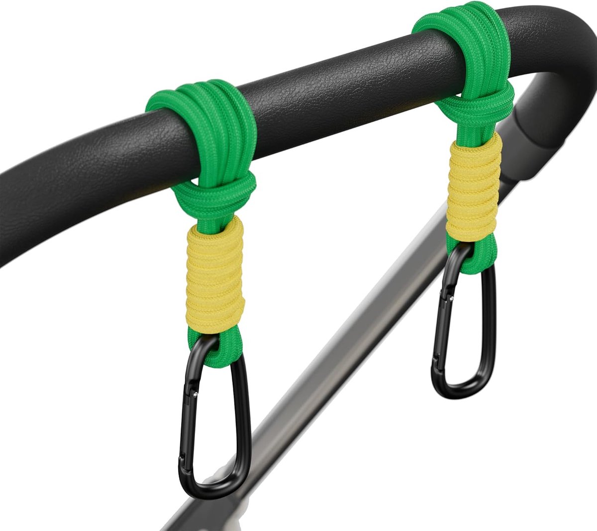 SnelShoppen - Buggy Clips voor Kinderwagens, Verstelbare en Duurzame Bevestigingsclips, Geschikt voor Tassen en Spullen, Ideaal voor Wandelen en Reize