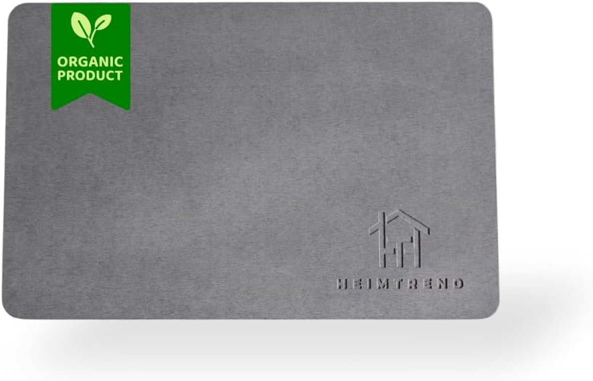 SnelShoppen - Snel drogende mat van diatomiet (kieselguhr), antislip, antibacterieel, waterabsorberend, onderhoudsvriendelijk, badkamer, keuken, plant