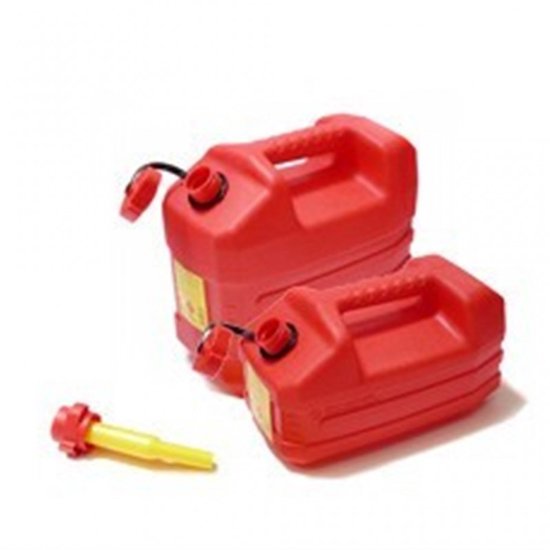 EDA Benzine jerrycan - Met tuit - 5 Liter - Rood van Eda — afbeelding 5