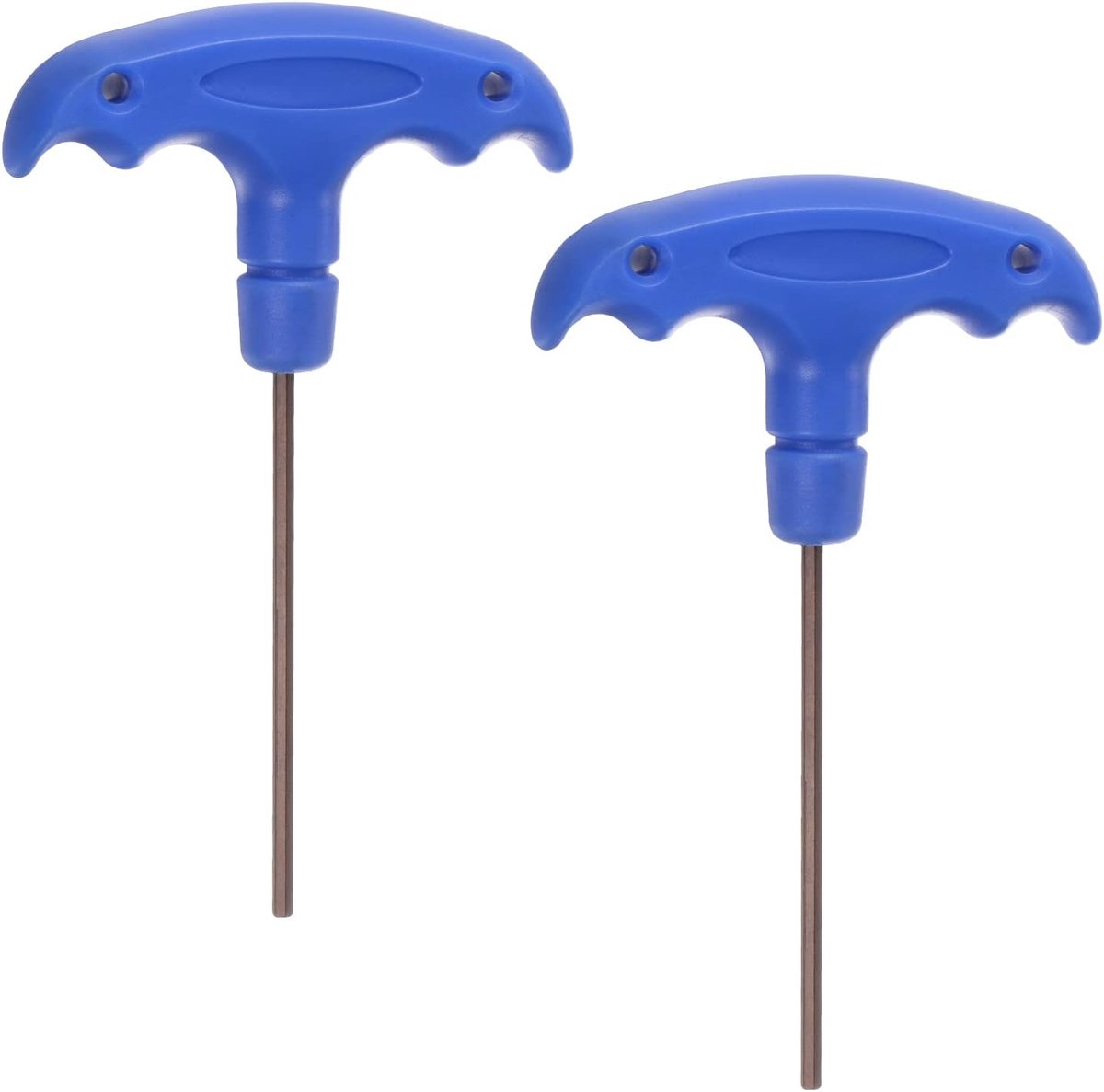 SnelShoppen - 2x H2.5 T-Handgreep Inbussleutel 2.5mm S2 Staal - Hexagon Sleutel Reparatietool voor Klussen en Onderhoud