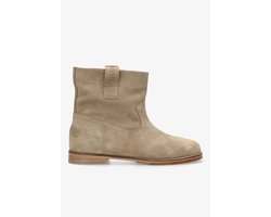 Shabbies Amsterdam - Festi Ankie Enkellaars Suède Taupe - Maat 39