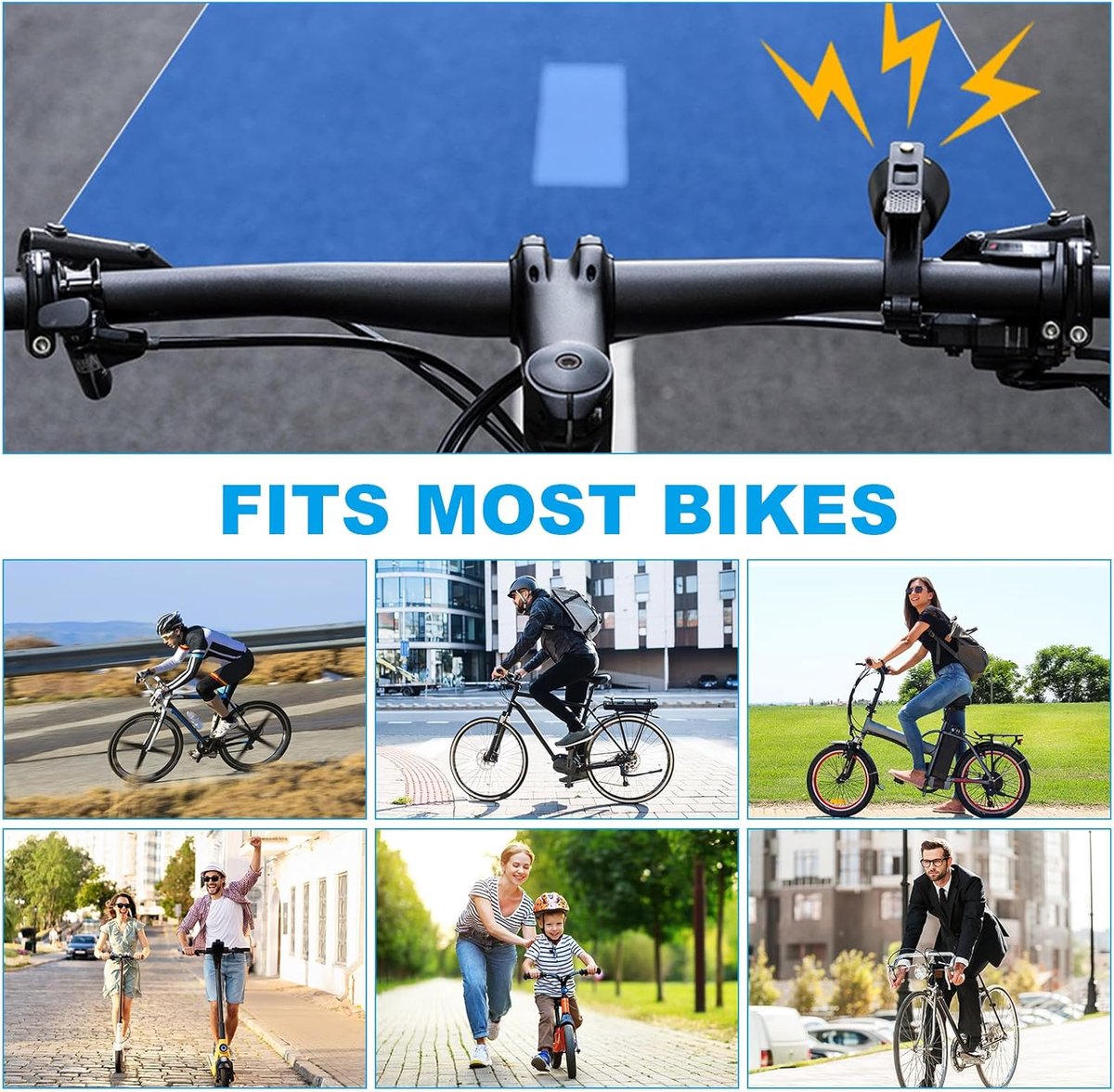 SnelShoppen - Flintronic Fietsbellen Retro - Waterdichte Koperen Fietsbel - Luide en Duidelijke Geluid voor Racefietsen, Mountainbikes, Kinderen en Vo — cadeau in Sport & Outdoor - foto 4