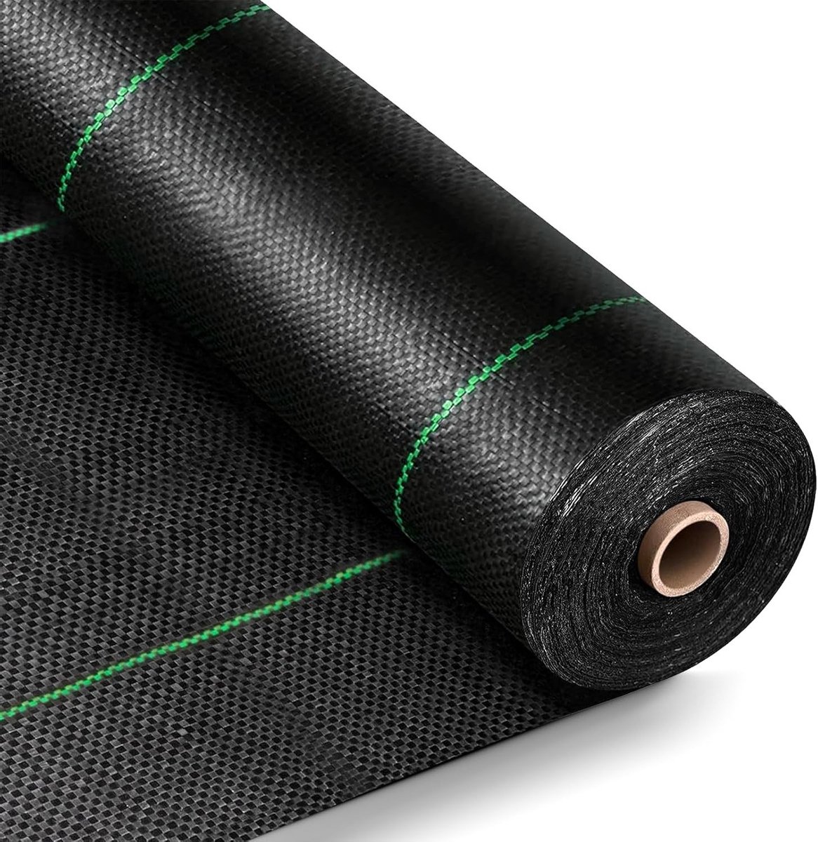 Weedbeschermingsdoek voor de tuin, 100 g/m², scheurbestendig en waterdoorlatend, UV-bestendig, 30 m² (2 m x 15 m)