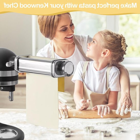 Pasta Machine van Roestvrij Staal, Perfect voor Thuisgebruik met 8 Instelbare Dikte en Draaiknop, Ideaal voor Vers Pasta Maken en Bakken — afbeelding 5