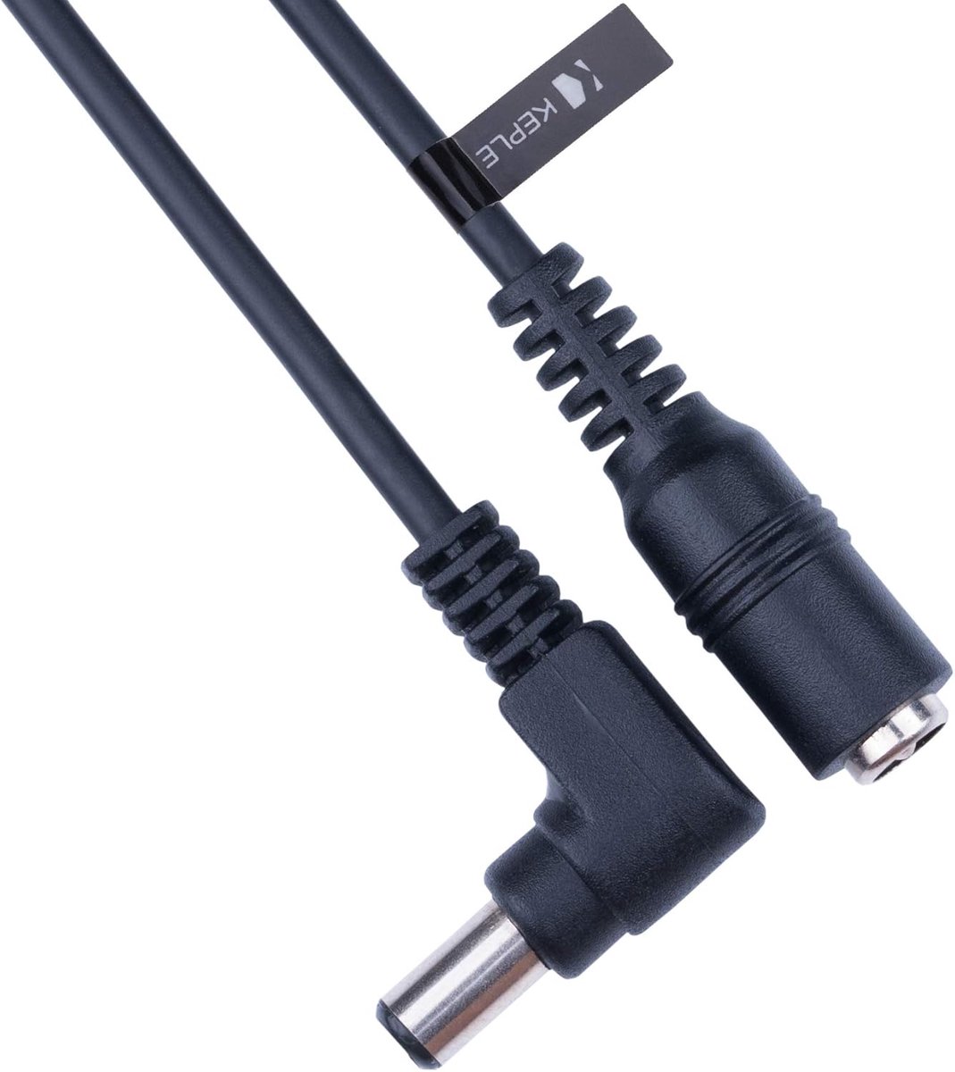 SnelShoppen - DC Power Extension Cable 3m/10ft Rechthoekige 2.5mm/5.5mm Male naar Female Connector voor CCTV, IP Camera, DVR, LED en Monitoren