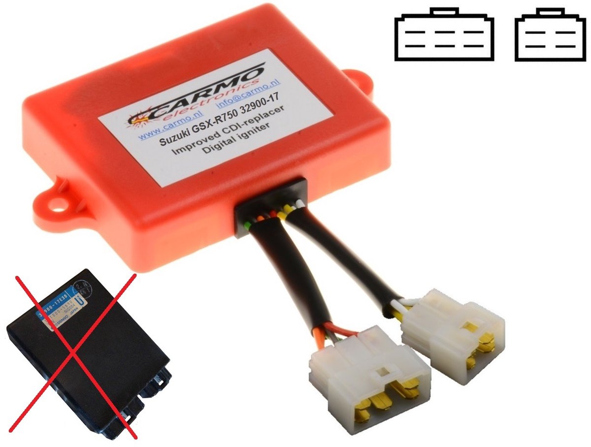 Carmo CARI-SU-GSXR750-GSX-R750-32900-17D-17E Suzuki GSXR750 GSX-R750