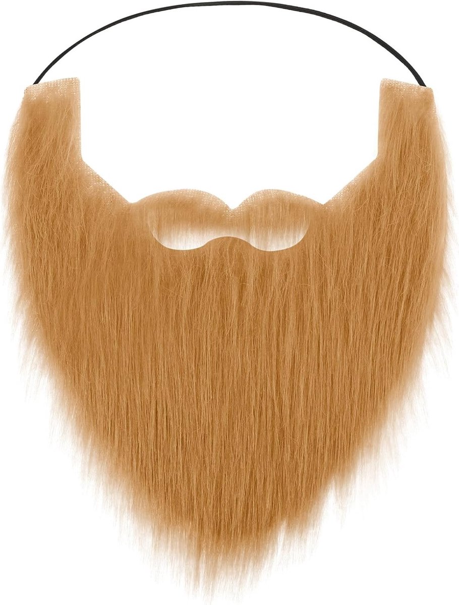 Comfortabele en Eenvoudige Neppetjes voor Mannen - Bruine Snor voor Halloween, Kerst en Cosplay Feestjes