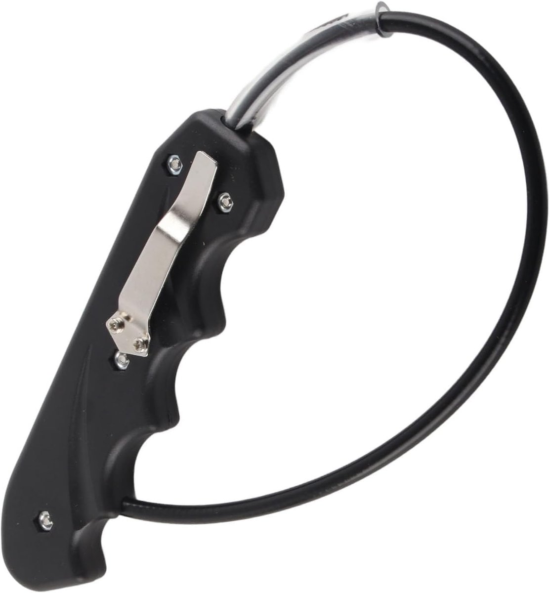 SnelShoppen - Fietswhip Multifunctioneel, Lichtgewicht met ABS Handvat en RVS Koord - Perfecte Cadeau voor Motorliefhebbers, Duurzaam en Handig