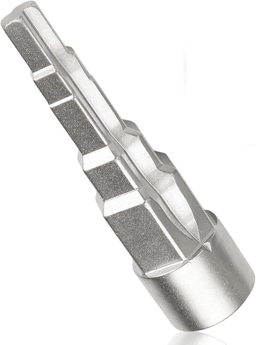 SnelShoppen - Universele Radiator Sleutel, Trap Sleutel, Sanitair met Binnen Vierkant, 5-fasen Radiator Ventiel, Steeksleutel 1/2 inch, Voor Ventiel N