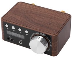 SnelShoppen - Mini 5.0 Power Amplifier 2 Kanalen 50W USB Ingang Stereo HiFi Digitale Versterker voor Televisie, Computer, Mobiele Telefoon