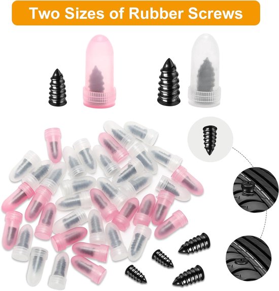 Vacuüm Bandenreparatieset met 70 Stuks Nagels en Schroevendraaier — afbeelding 2