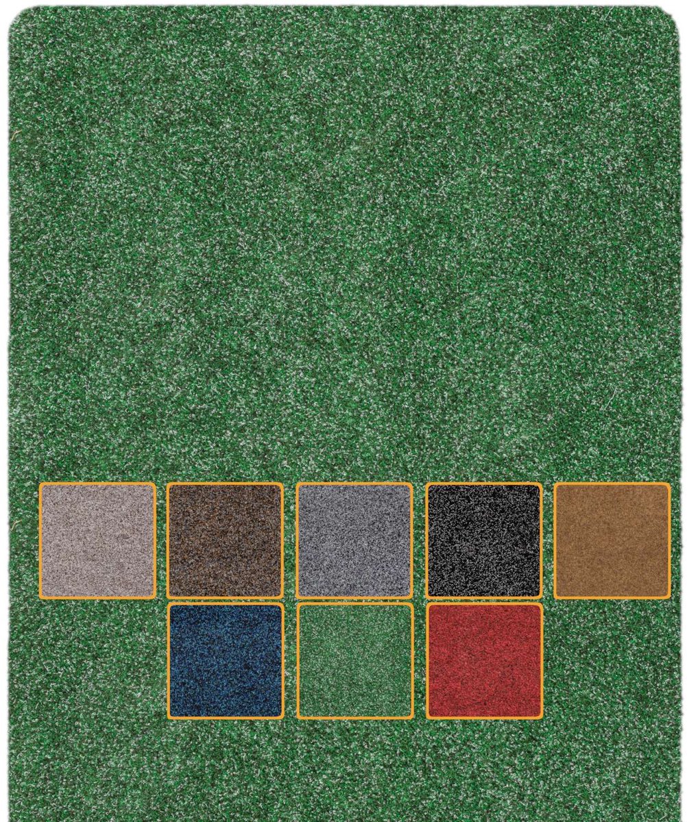 ANRO Deurmat Groen 180x60cm – Schoonloopmat Antislip Wasbaar Voordeur Hal Binnen & Buiten Op Maat
