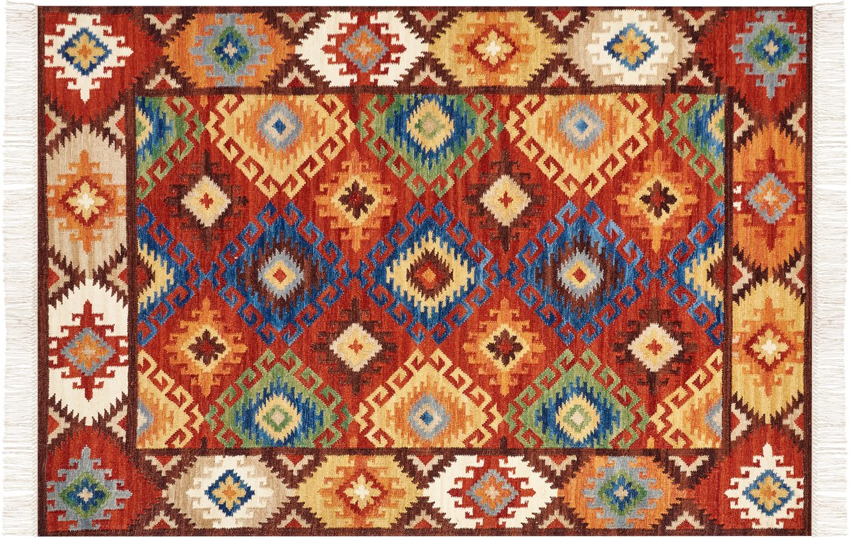 ZOVUNI - Kelim vloerkleed - Multicolor - 160 x 230 cm - Wol