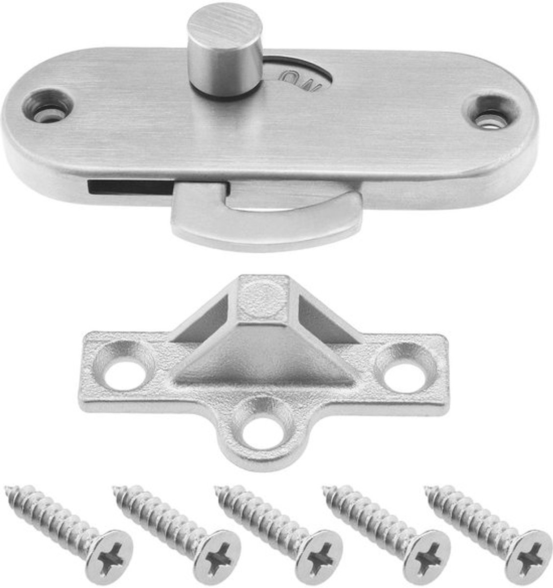 Schuifdeur Slot - Vergrendelingssluit - Veiligheid - Roestvrij Staal - Schuifdeur Accessoire - Perfect voor Slaapkamer en Garage