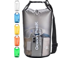 SnelShoppen - Waterproof Bag Dry Bag 2L 5L 10L 20L, 100% Waterdichte Rugzak met Verstelbare Riem en Roll-top Sluiting voor Zwemmen, Kamperen, Vissen -