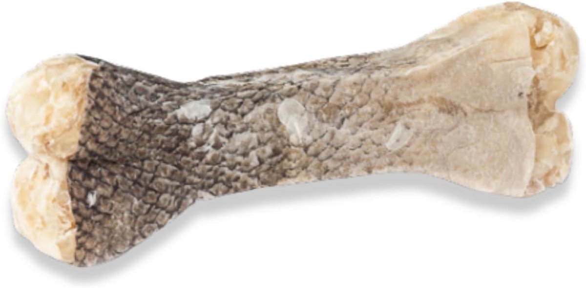 SnelShoppen - Kabeljauwbot 5% - 100% Natuurlijk Kauwbot 17 cm - Perfect voor Honden van Kleine tot Middelgrote Rassen - Gezond Kauwplezier