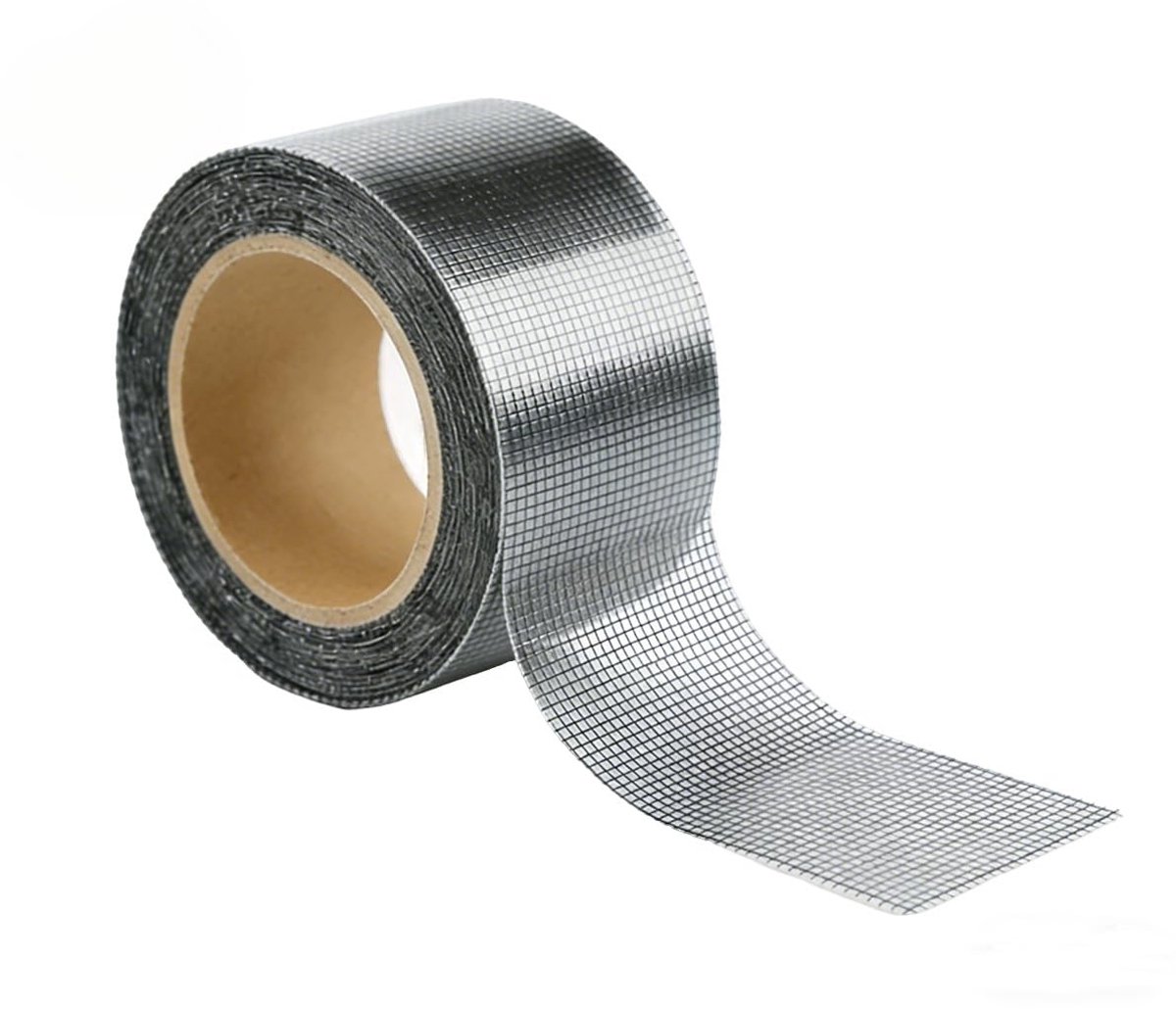 SnelShoppen - Fly Screen Repair Tape 5cm x 5m Zwart en Wit Zelfklevend Glasvezel Reparatietape voor Horren Waterdicht Sterke Hechting Herstelset voor