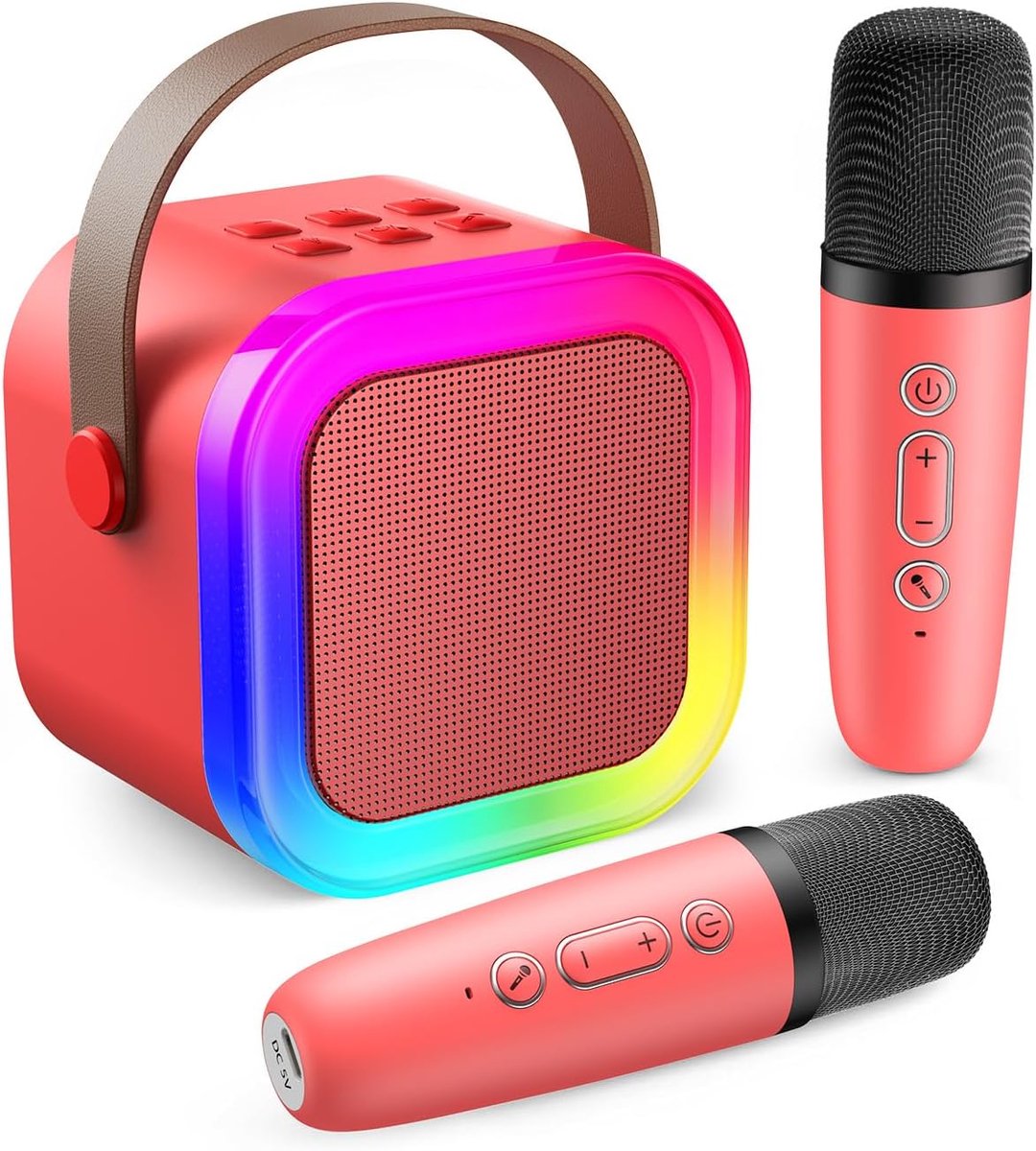 SnelShoppen - Karaoke Microfoon voor Kinderen - Draadloze Microfoon voor Meisjes en Jongens 4-12 Jaar - Perfecte Verjaardagscadeau - Speelgoed voor Fe