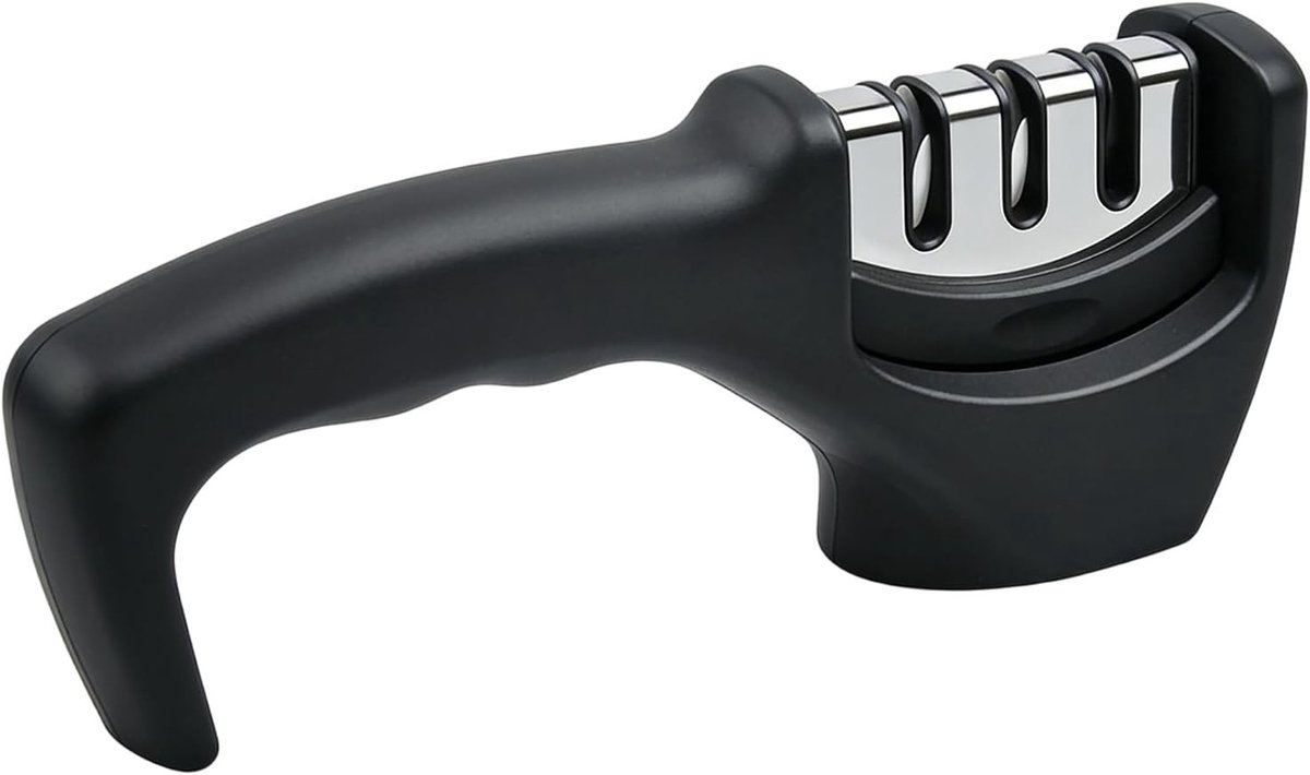 SnelShoppen - Professionele Handmatige Messenslijper voor Keukenmessen met Ergonomisch Handvat, Voor Dagelijks Gebruik en Huishoudelijk Gebruik, Eenvo