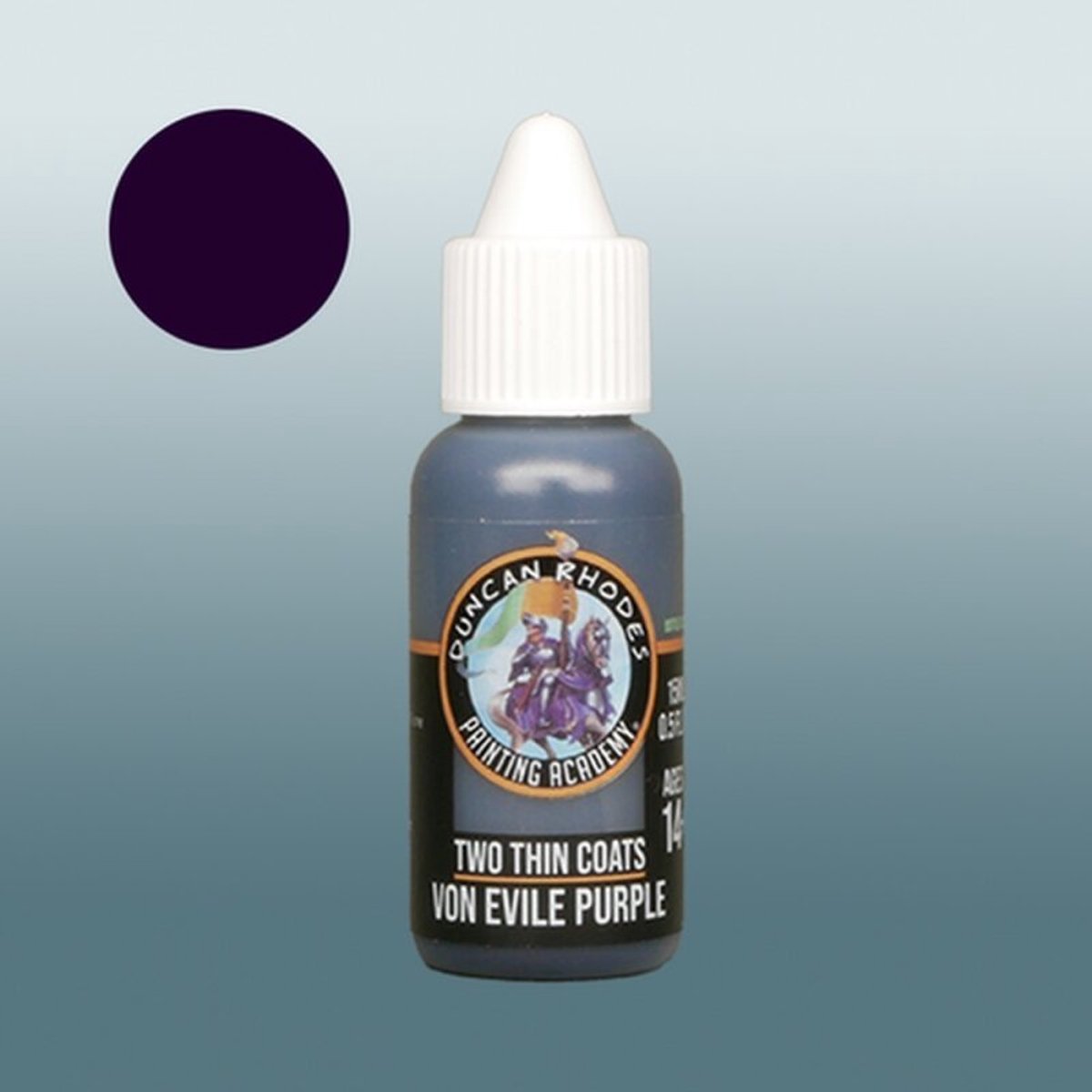 Two Thin Coats plakkaatverf Von Evile Purple voor kinderen schilderen.