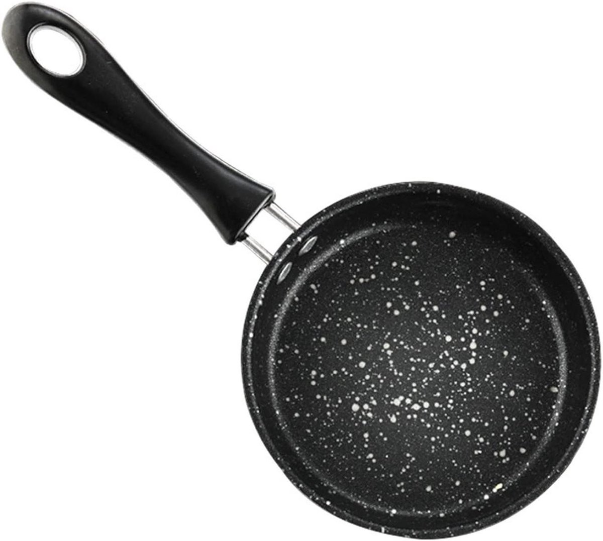 Koekenpan - Steelpan Kookpot - Eieren Bakken - Keramische Binnenkant - Niet gespecificeerd - Zwart