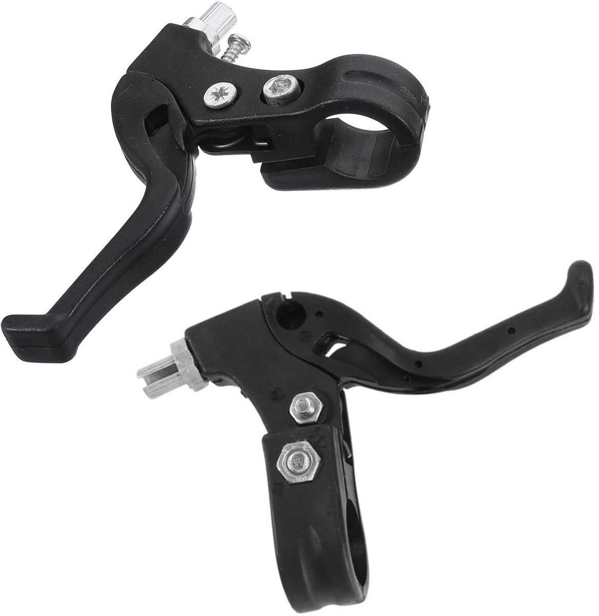 Dailygoods- Remhendel Aluminium - Fietsremmen - Fietsgreep - 1 Paar - Geschikt voor Stuur met Diameter 22 mm - Zwart - Fietsrem