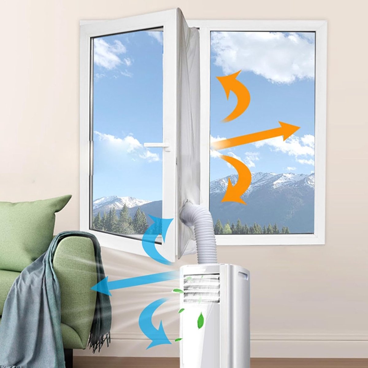 Raamafdichting AC-unit - Ventilatie blokkerset thumbnail 3