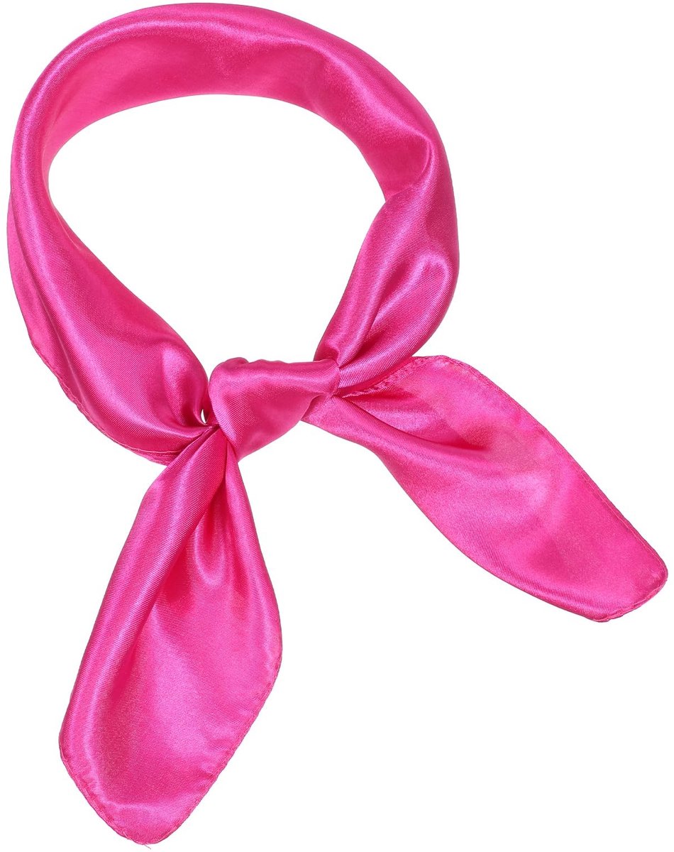 Dailygoods- Sjaal Dames Zijde Elegante - Halsdoek - Bandana - 60 x 60 cm - Ademend - Geschikt voor Diverse Gelegenheden