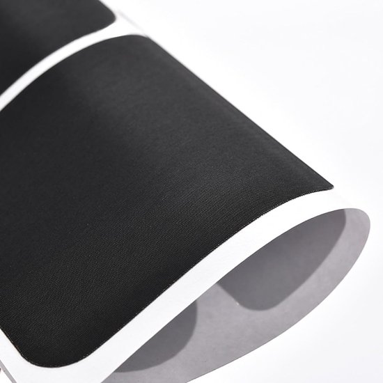 Reparatiepleisters - Stofstickers Nylon - Buitenuitrusting Herstellen - Zelfklevend Waterdicht - 6 Stuks - Zwart — afbeelding 3