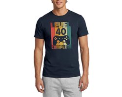 40e Verjaardag | Level 40 Complete | Gamer 40 Jaar T-Shirt Heren