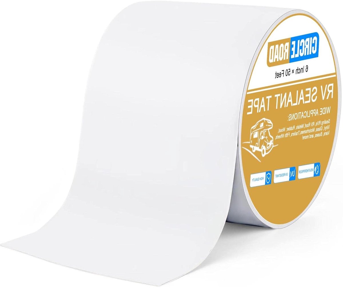 RV Dakband - Camper Tape - Dak Reparatie - Waterdicht - 6 Inch x 50 Voet - Wit