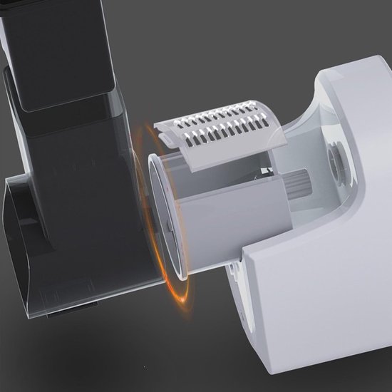 Elektrische Rasp - Keuken Snijmachine - Maaltijdvoorbereiding - Praktisch ontwerp - 14x16x29cm - Wit — afbeelding 5