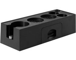 Espresso Tamping Station - Koffie Accessoire - Koffie Bereiden - Verstelbare Hoogte - 28 cm - Zwart