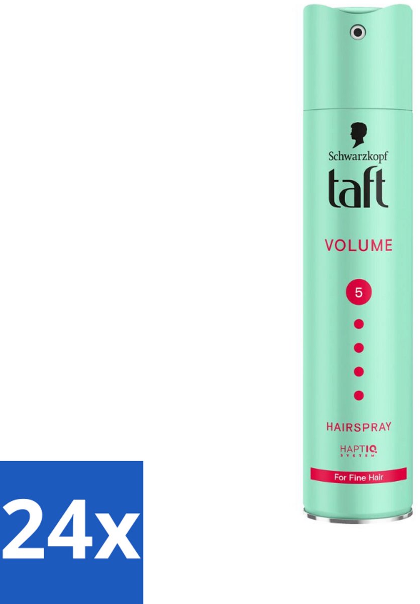 Taft - Volume 5 - Haarspray - Volumineuze hold - 250 ml - Voordeelverpakking - 24 stuks