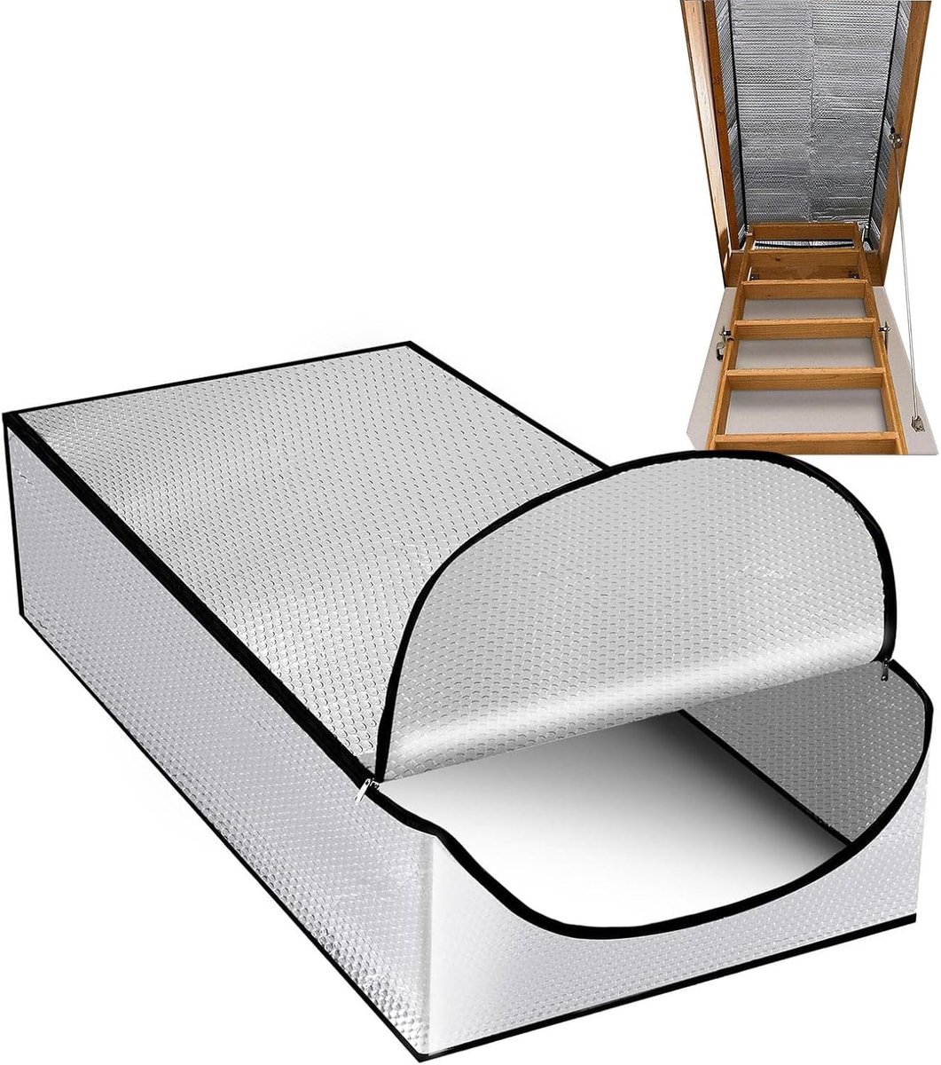 67 x 140 cm Insulation for Attic Stairs, High Quality Energy Saving Insulation for Stair Door, Attic, Retractable - ShopVlot