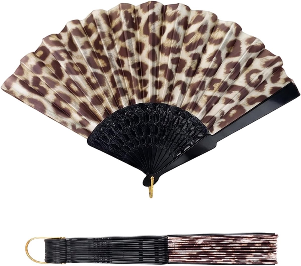 Hand Fan Foldable, Portable Festival Fan for Rave, Disco Party and Dance, Retro Hand Fan for Cooling Outdoor and - ShopVlot