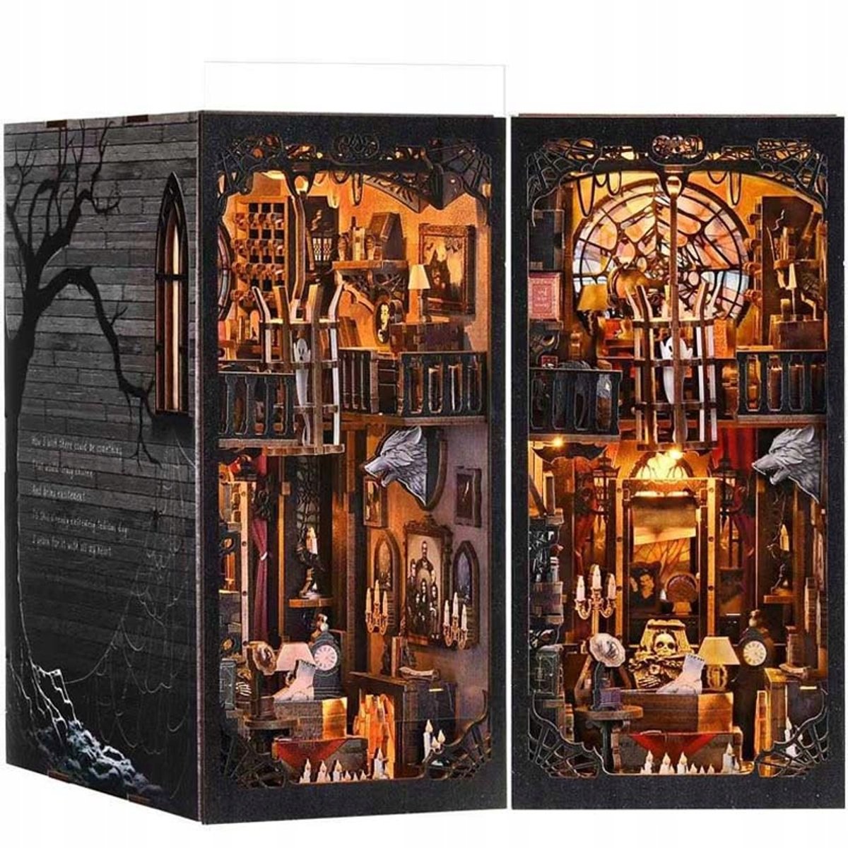 Boek Nook Dracula Familie & Addams Woensdag Halloween Huis