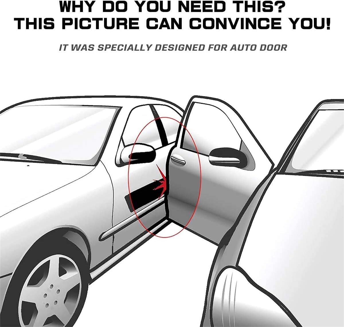 10 m U Shape Edge Protection Rubber Black Car Edge Protection Door Door Anti-Collision Edge Protection Profile for - ShopVlot