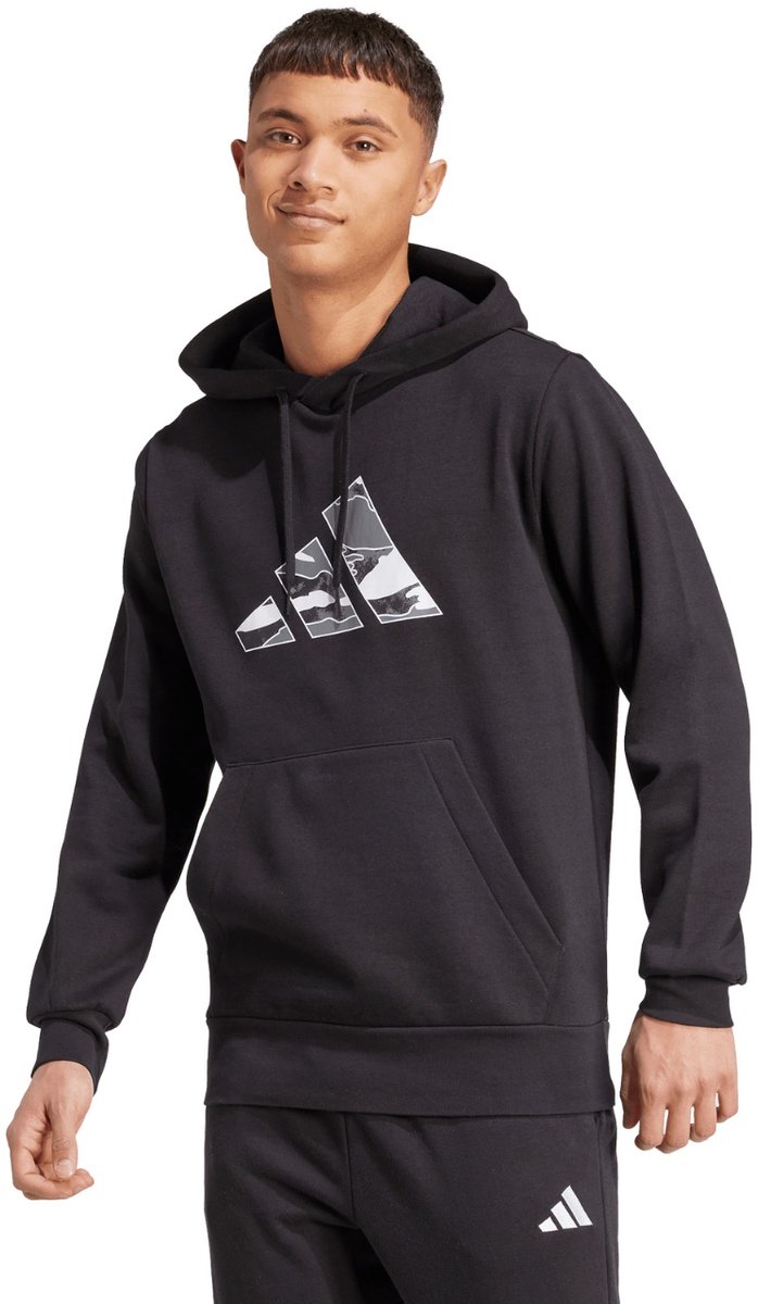 adidas Camo Hoodie Heren Zwart