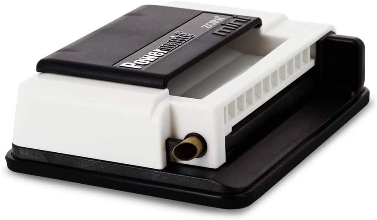 MM Powermatic Mini Black & White - Manual Cigarette Machine, Plastic, Black, 10 x 10 x 5 cm - ShopVlot