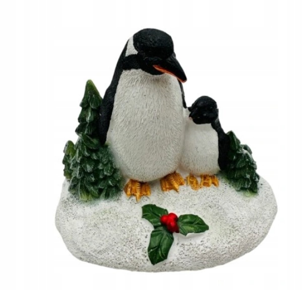 Kerstdecoratie Pinguïn Familie Keramiek 13cm