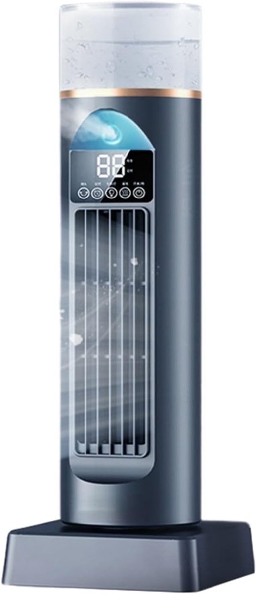Torenventilator USB - 100 ml watertank - mistfunctie - draagbare luchtkoeler voor thuis - ShopVlot