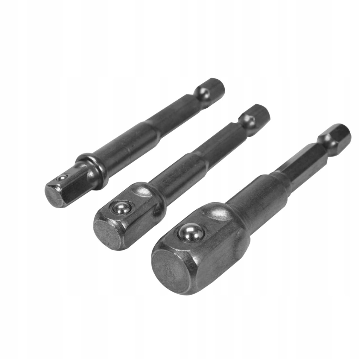 Yato adapterset 1/4" 3/8" 1/2" - Do Nasadek