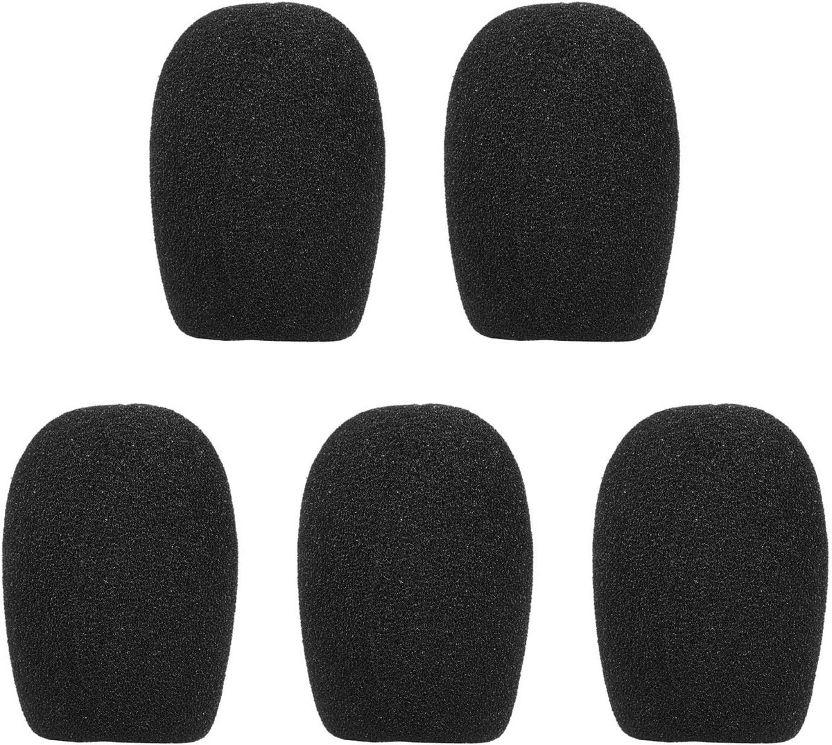 Dioche Mini Microphone Foam Windshields Professional Noise Reduction Microphone Covers for Lapel Headset Conference - ShopVlot