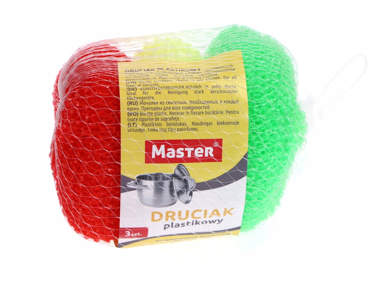 Kunststof Schuurblokjes Set van 3 - Rood, Groen, Geel