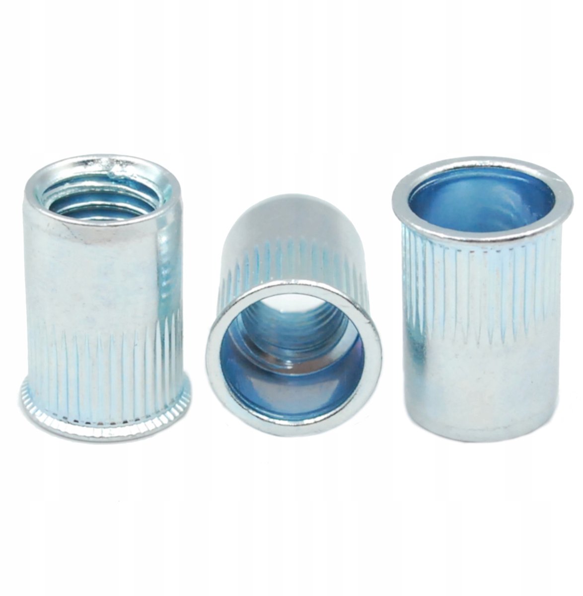 100x M8 Verzinkte Staal Nitnagels Kegelvormig Mini