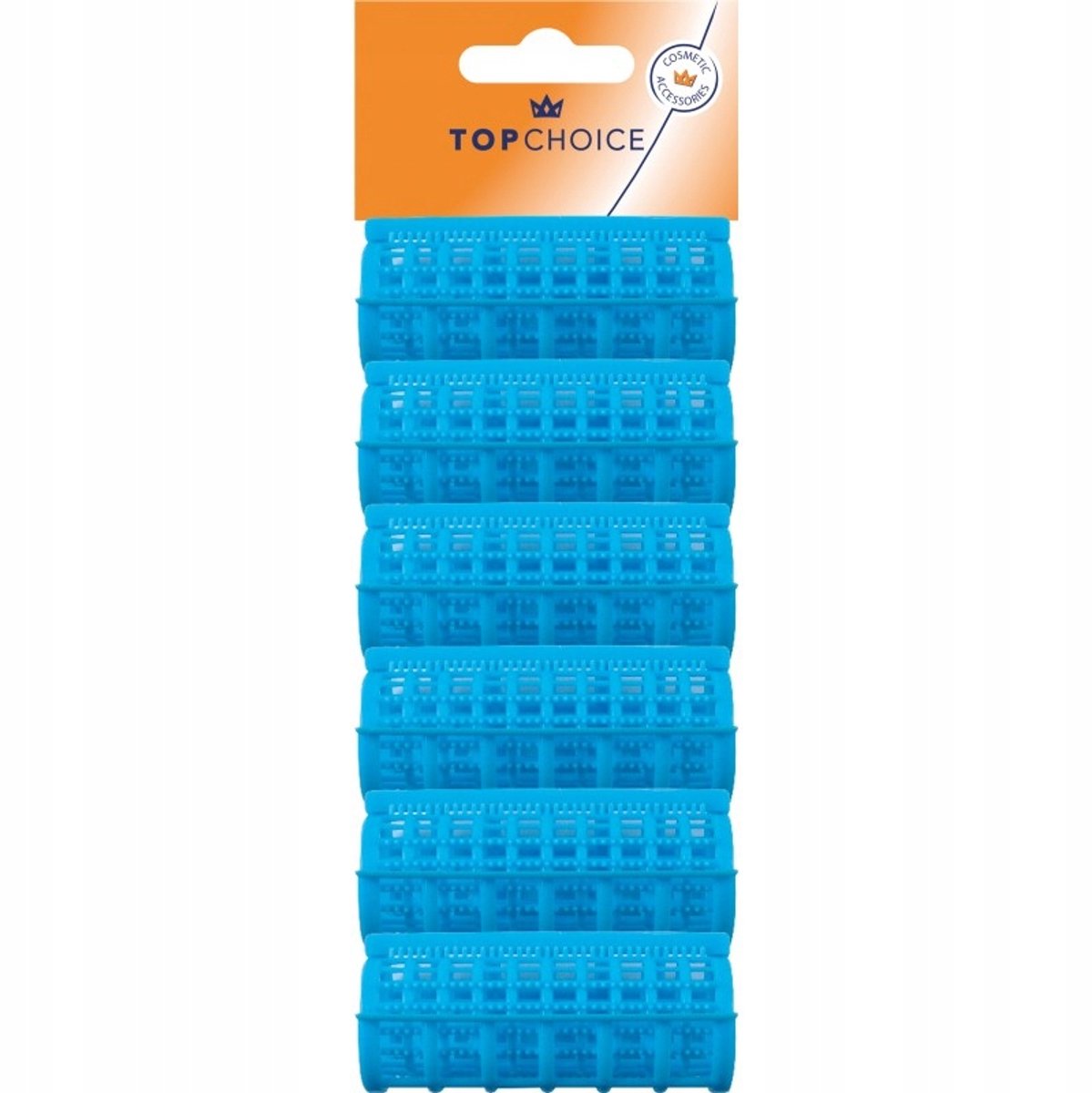 Top Choice Haarrollers met Klem 25mm Set van 6 Stuks Roze