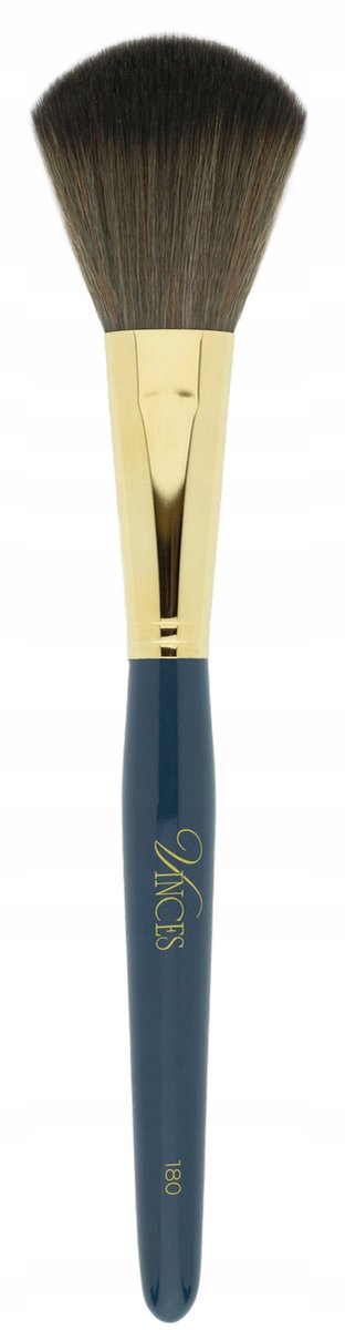 Vinces Ocean Poederkwast 180 - Luxe Vegan Kwast met Houten Handvat