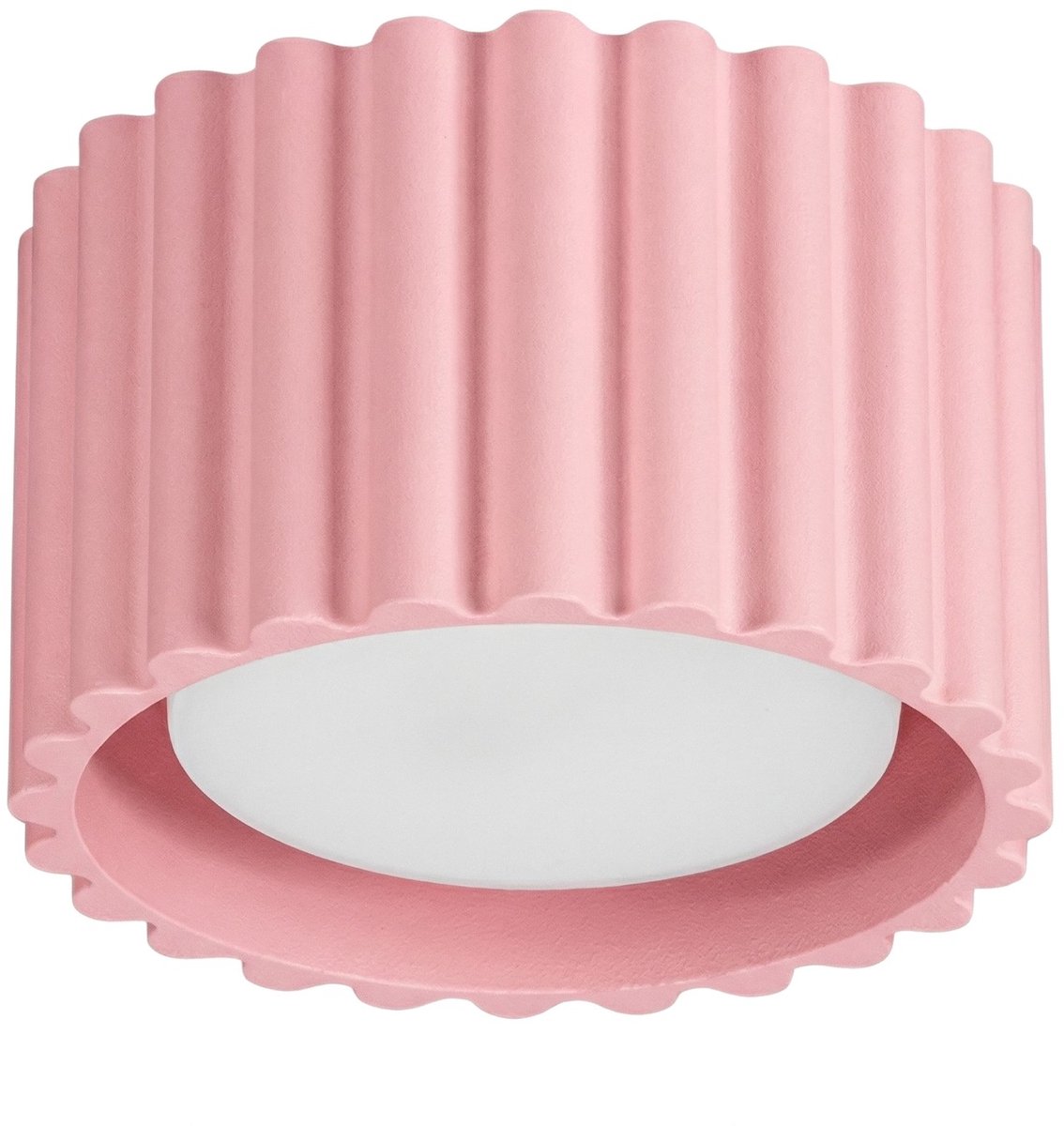 Sollux Lighting Plafondlamp AURA - Gx53 - roze - aluminium - 10x10x6cm